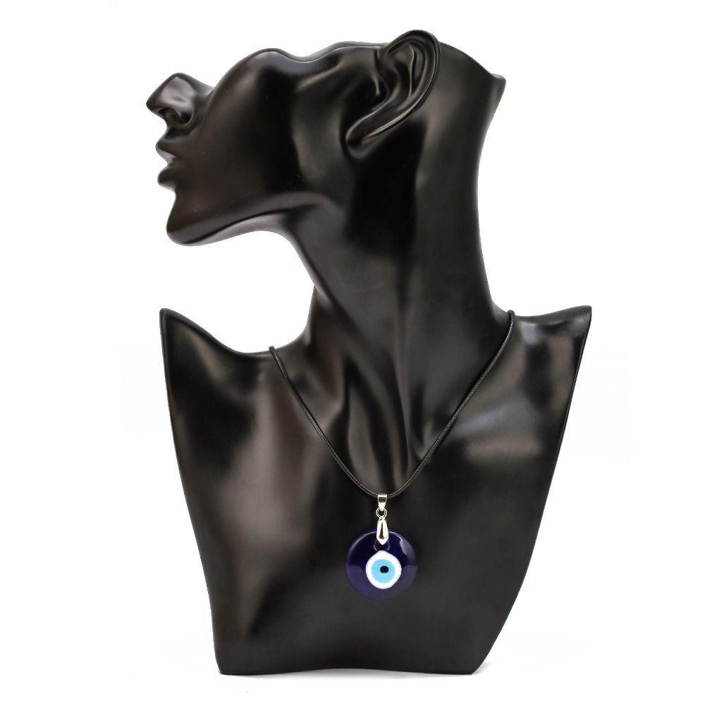 Couple Necklace Lucky Clavicle Chain Necklace for Women Choker Blue Eye Pendant Amulet Necklace