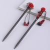 Elegant Dangling Hair Pin Hair Styling Accessory Classical Charm Wood Hair Stick For Fashionable and Traditional Costume