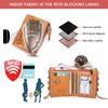 CONTACT'S Echtes Leder Vintage Geldbörse Herren Kurzes Münzfach RFID Kartenhalter Unisex Kleine Geldbörsen Hohe Qualität Designer Geschenk für Freund oder Familie