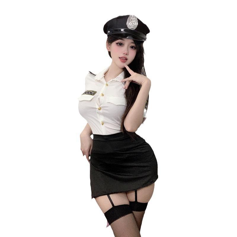 Sexy Lingerie Uniform Seduction Pure Lust Policewoman Suit Fun Passion Sex Lingerie Free