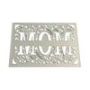 Mom Flower Cutting Dies Metal Die Cuts Embossing Templates Cuts Stencils for Scrapbooking Journal Card Decoration