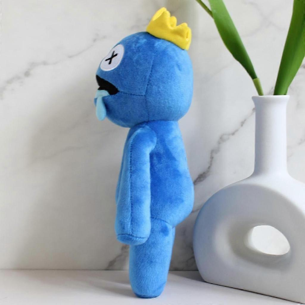 Rainbow Friends Plush Toys,11.8" Rainbow Friends Night Stuffed Animal Plush Doll,Rainbow Friends for Fans Kids Birthday (Blue)