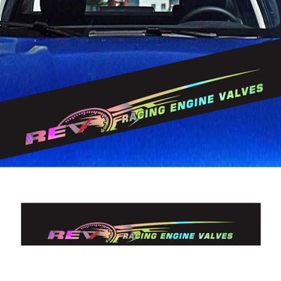 Windshield Sticker Wear-resistant Decorative Accessories Text Pattern Car Front Window Decal