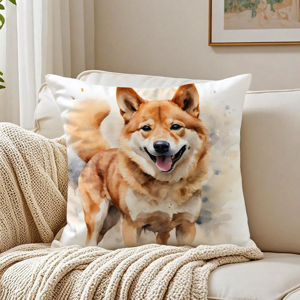 NICE CUTE Chihuahua Dog Cushion Cover Pillowcase Antidustmite Living Room Sofa Decor Cushion Room