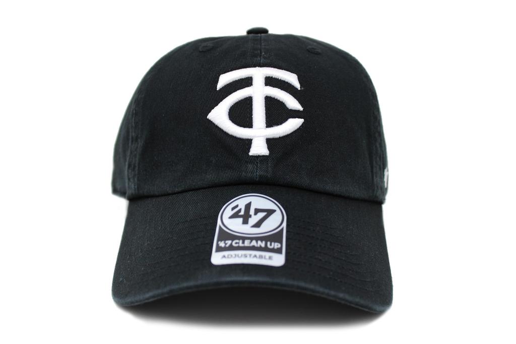 47 Brand (Forty Seven Brand) Cap 47 Clean Up Black MLB Minnesota Twins