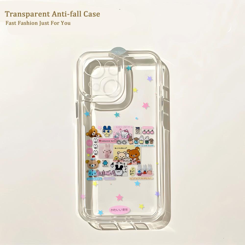 Lovely Tamagotchis Phone Case for IPhone 17 16 16e 15 14 13 12 11 Mini Pro Max X XR XSMax 7 8 Air Plus Transparent Back Cover