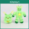 Adorable Regretevator Gnarpy Plush Cat Toy Soft Green Stuffed Animal For Kids
