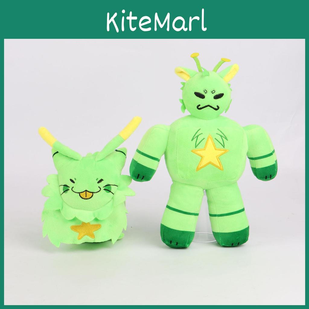Adorable Regretevator Gnarpy Plush Cat Toy Soft Green Stuffed Animal For Kids