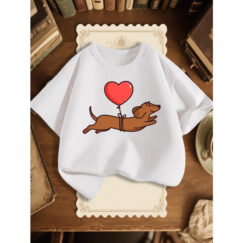 European sizes Girls Trendy Short-Sleeve Shirt 110