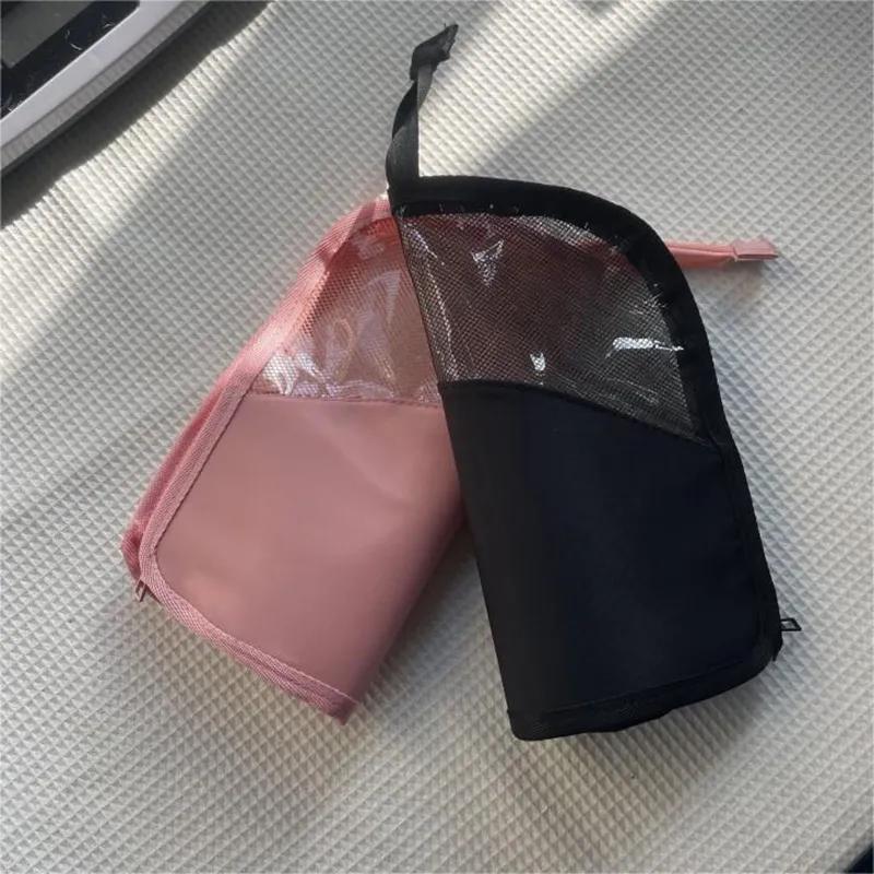 Multi Functional Large Capacity Simple Eyebrow Pencil Bag Portable And Portable Makeup Bag Waterproof And Visible Makeup Storage Bag YLE248