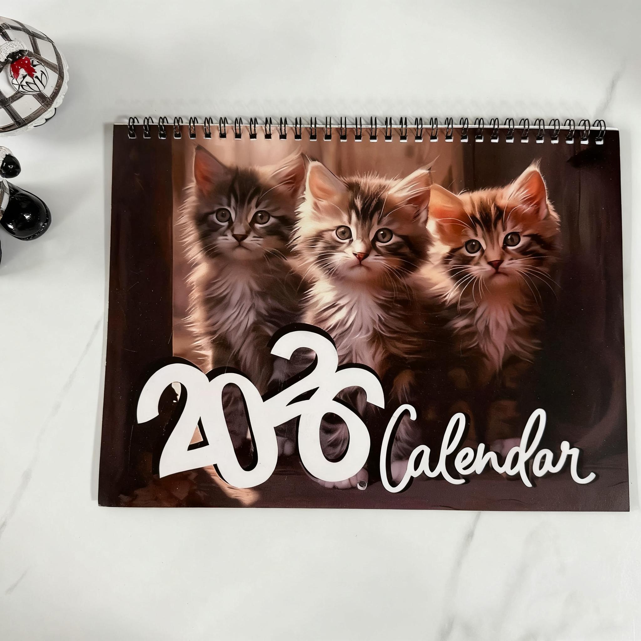 

2026 Cat Calendar - Cat-Themed Calendar - Daily Weekly Monthly Planner Easy Planning for Planning Scheduling & Organizing