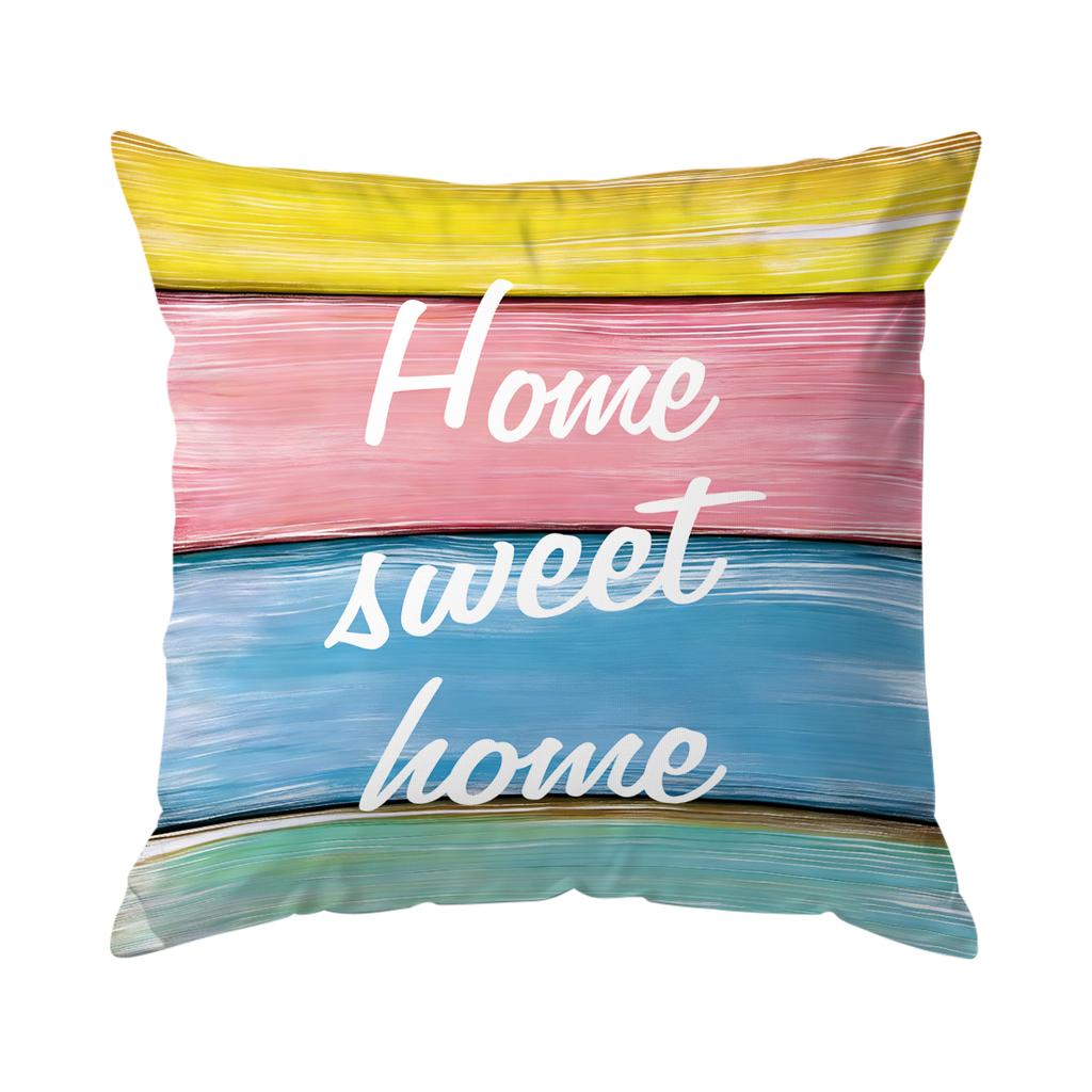 Spring Flowers Cushions Pillowcase Polyester Cushion Cover Throw Pillow Pillowcover Home Car Sofa Decor
