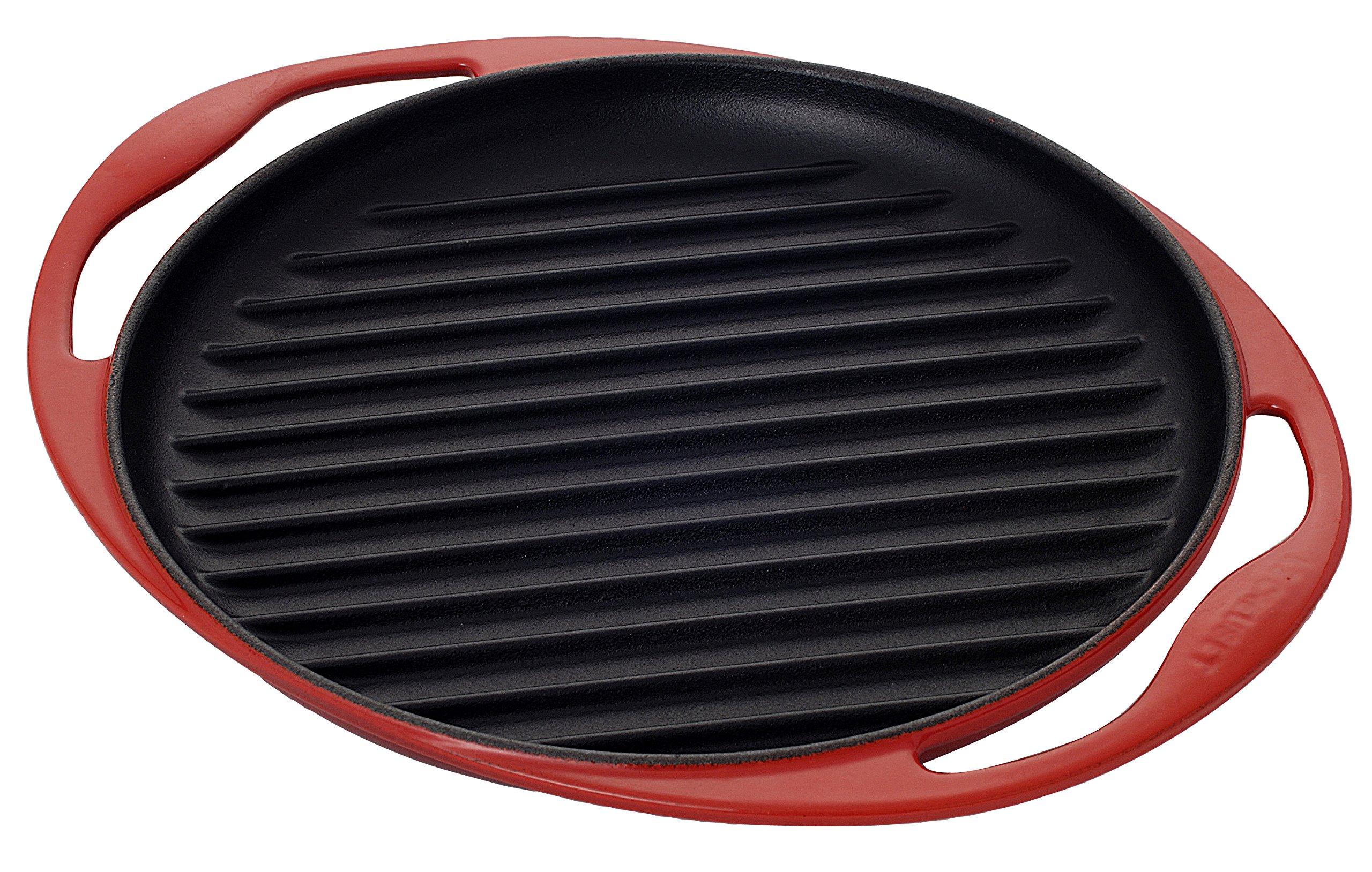 

Le Creuset Rondo Grill Frying Cherry Induction Product Product in Pan, 25cm, Red, Compatible, Number 20125-00-06 [Official Japan]