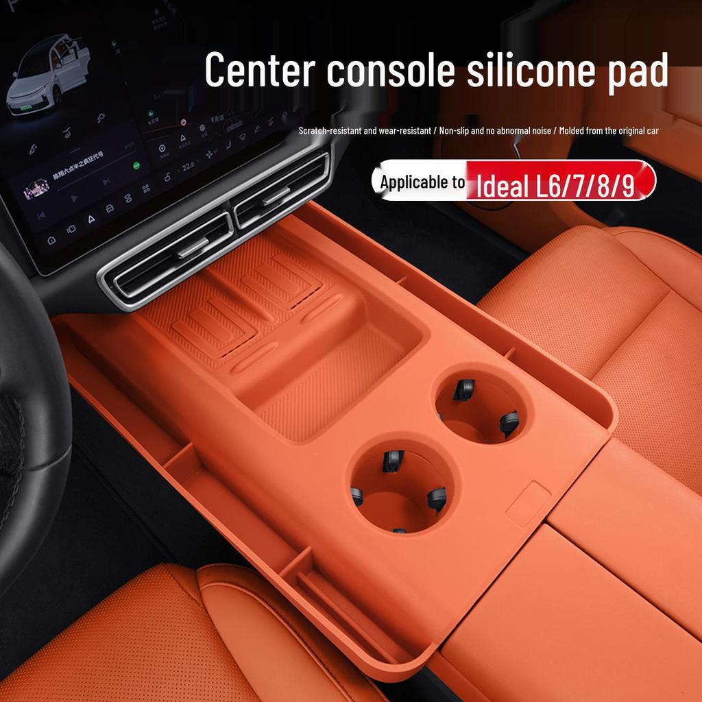 Li Auto L6-L9 Center Console Panel Multi-functional Storage Mat and Car Accessories