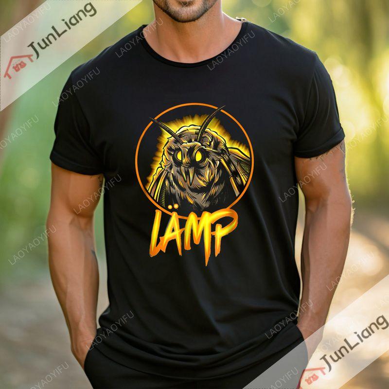 Do You Have A Desk Lamp Moth Funny Meme Tshirt Street Fashion Trend Shortsleeved Roundneck Menswomens Retro Tshirt