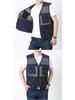 Men's Breathable Summer Mesh Vest with Multiple Pockets for Photography and Fishing