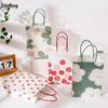 StoBag, Flowers Kraft Paper Bag, for Packaging Candy, Goodies, Gift, Birthday Favors, Kids Party, Wedding, Decoration, 12/30pcs
