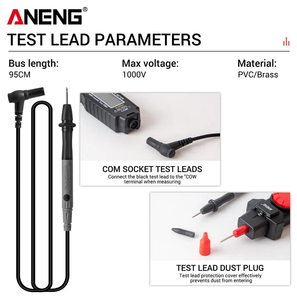 New ANENG A3004 Digital Multimeter Pen 4000 Counts AC/DC Current Meter Electric Handheld Tester Voltage Resistance Profesional Tools Digital Display