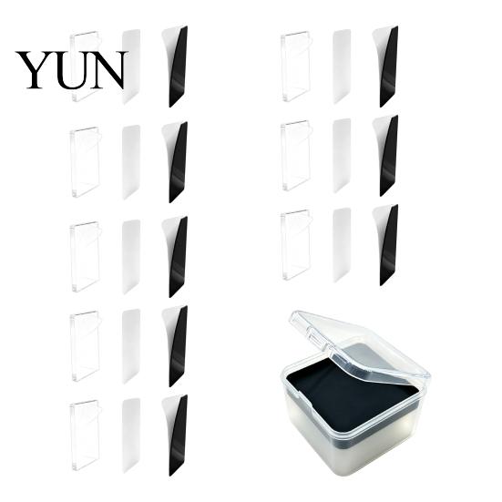 Transparent Acrylic Fridge Magnets 5/6/8/10/15/20/24 Sets DIY Magnet Kit, Square Refrigerator Photo Holder with Adhesive Backing, Clear Picture Making