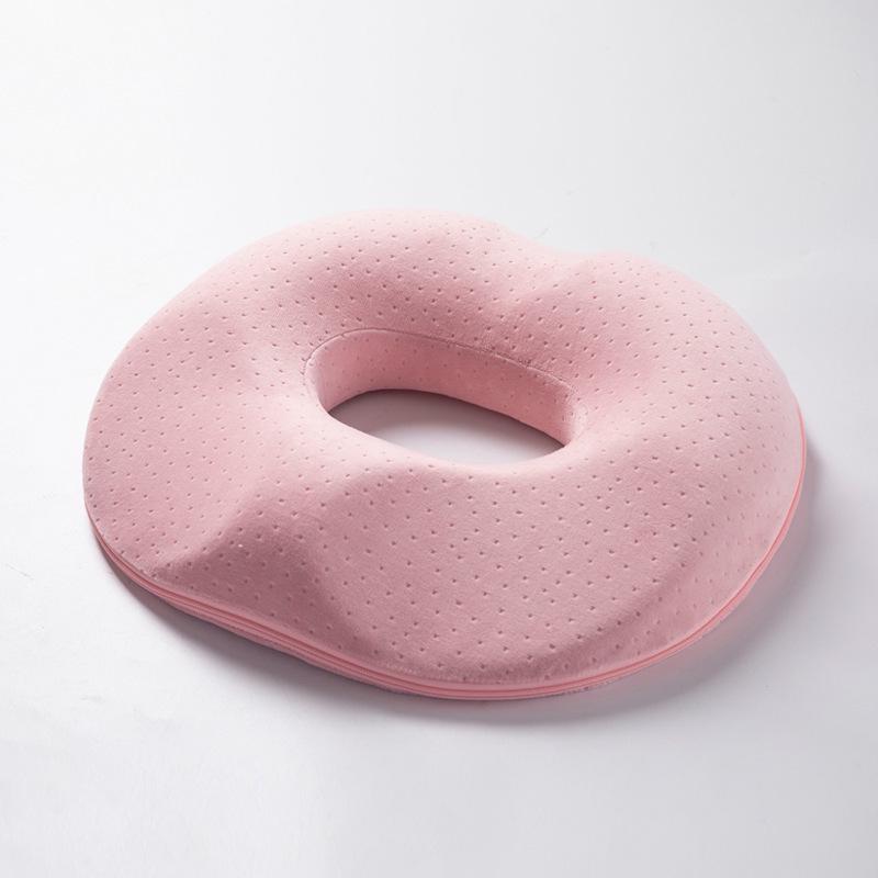 Memory Foam Hemorrhoid Relief Seat Cushion - Breathable, Thickened Pad for Office Chairs