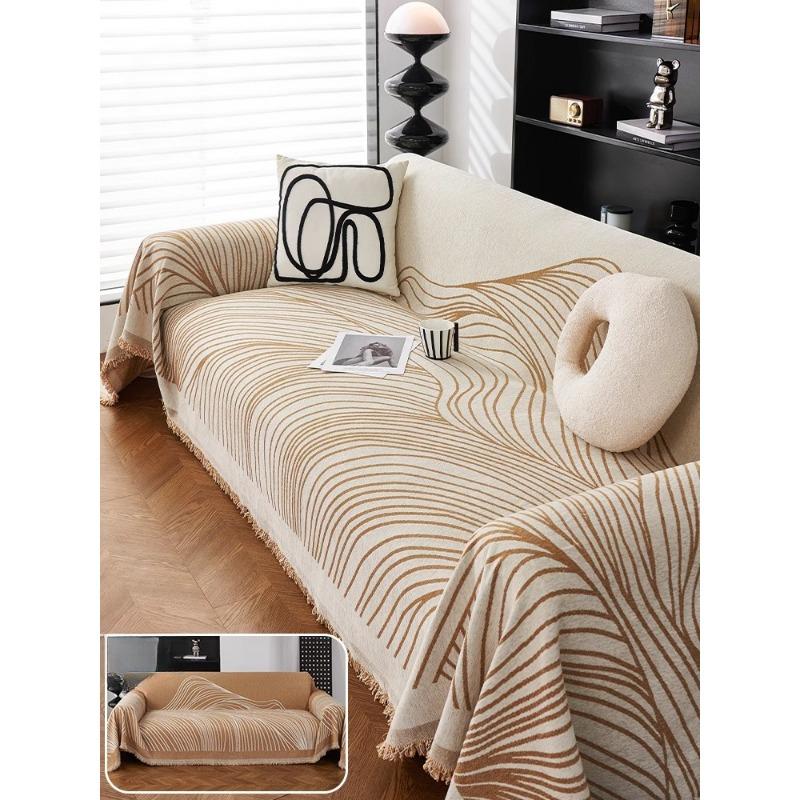 

Чехол для дивана из синели, полотенце, универсальный универсальный чехол для дивана с защитой от царапин, универсальный нескользящий чехол для дивана Four Seasons 180*130cm