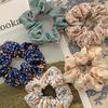 5Pcs Fragmented Large Intestine Hair Circle,French Fabric Hair Cord Small Fresh Headband Hair Accessory,Travel Accessories