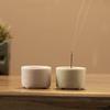 Creative Pink Ceramic Incense Holder: Small Japanese Aromatherapy Burner for Home and Indoor Decor.