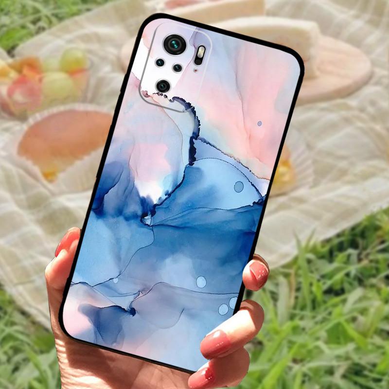 Für Redmi Note 10S Hülle Note10 4G 5G Silikon Weiches TPU Handy Hülle Cover Für Redmi Note 10 Pro Schutz Stoßfänger Funda Capas