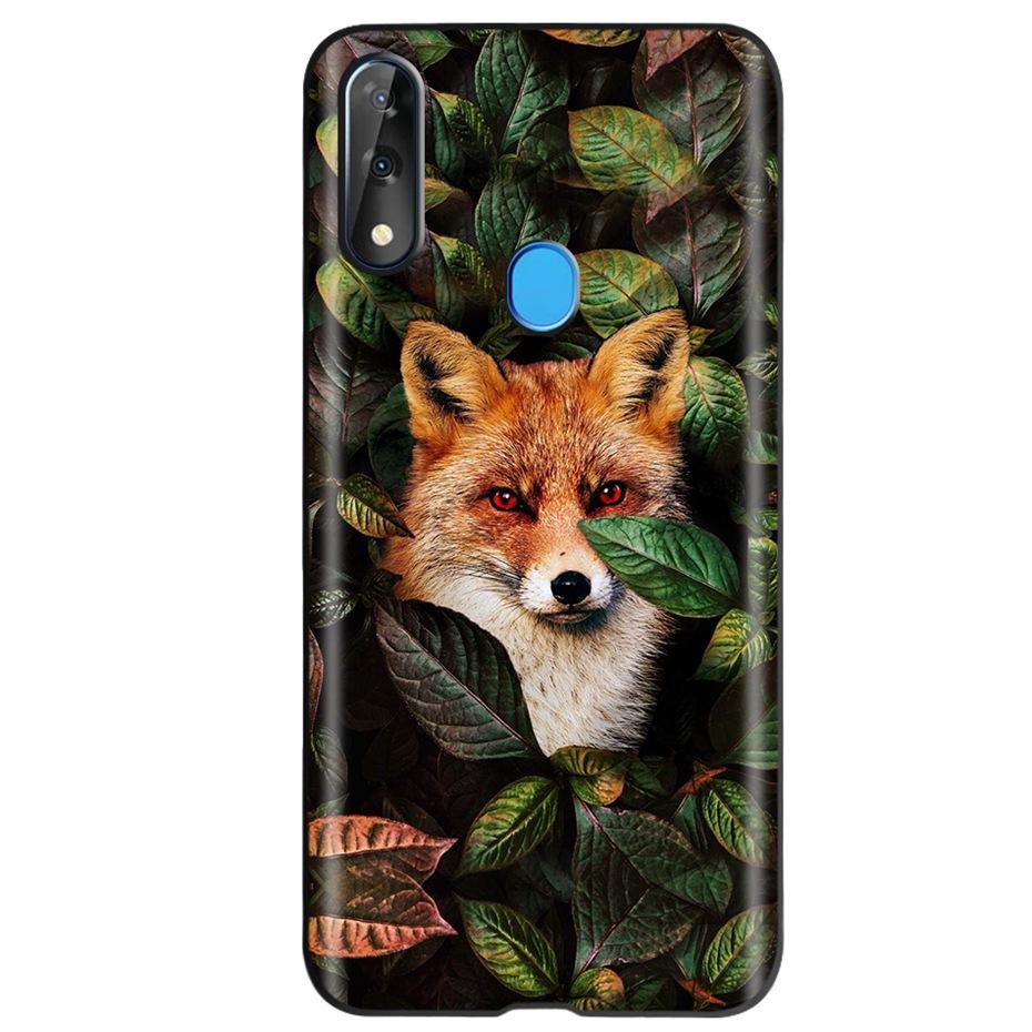 Etui do ZTE Blade V10 Modny Wzór Kwiatowy Serce Etui na Telefon do ZTE Blade V10 Vita V 10 Czarne Silikonowe Miękkie TPU Zderzak