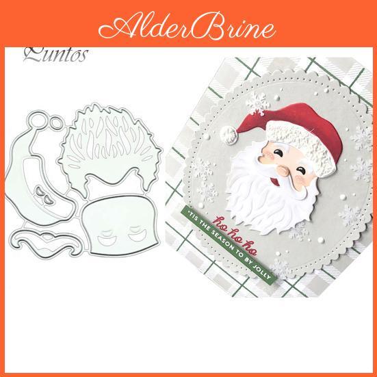 Cutting Claus Shape Christmas Santa Die Holiday Greeting Paper Card Craft Mold
