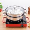 Stainless Steel Double-Ear Two-Layer Steamer Pot for Induction and Soup
