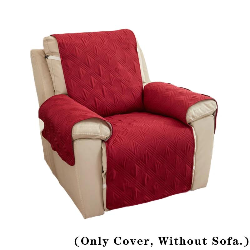 Potah na polohovací křeslo Mat Protiskluzový Pratelný Chránič nábytku na pohovku pro domácí mazlíčky Boční kapsa Přehoz na křeslo