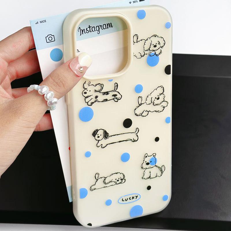 Zhitai Cartoon Jelly Skin Case für iPhone 11/12/14/15/16 Pro Max