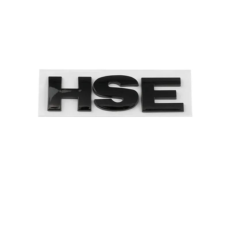 3D ABS HSE V8 Letters Rear Trunk Fender Badge Emblem Decals Sticker For Land Range Rover Sport Vogue Discovery 4 Car Accessories