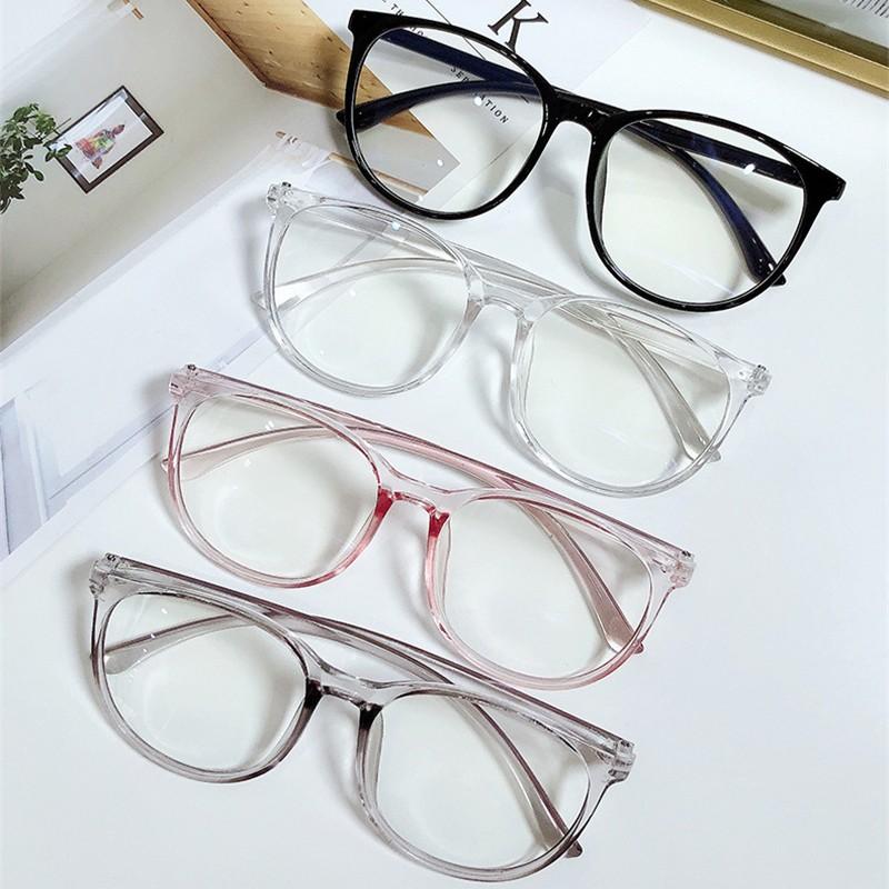 Ultralight Sunglasses Oval Frame Oval Frame Eyewear Transparent Flat Mirror Eyeglasses UV400 For Outdoor Activities