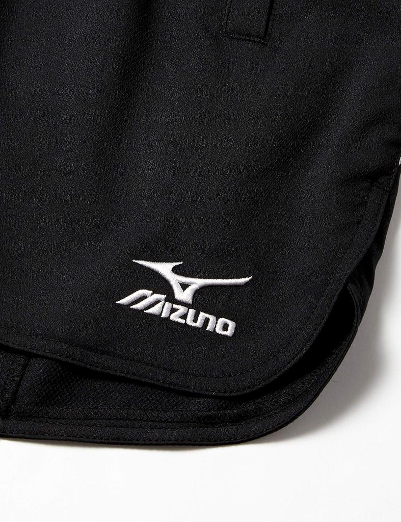 Mizuno Table Tennis Game JTTA 82JB7202 Size 2XL Pants, Moisture-Wicking, Quick-Drying, Certified, Women's, 09, Black,