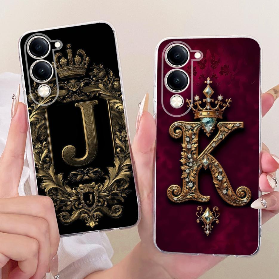 For Vivo Y04 Case V2430 Cool Fashion Letters Cover Soft Silicone Phone Case For Vivo Y29s Y 29s VivoY04 VivoY29s Back Cover Bags
