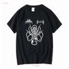 ABIGAIL HATE KOMMAND Split Vintage T Shirt Tour LP Black Metal Sabbat 7 Cassette Vintage Washed Graphic Designer Clothes