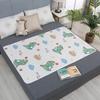 Waterproof Washable Mattress Urine Mat Cartoon Bed Protector Diaper Bedding Urine Pads Cloth Breathable Washable Incontinence Pads