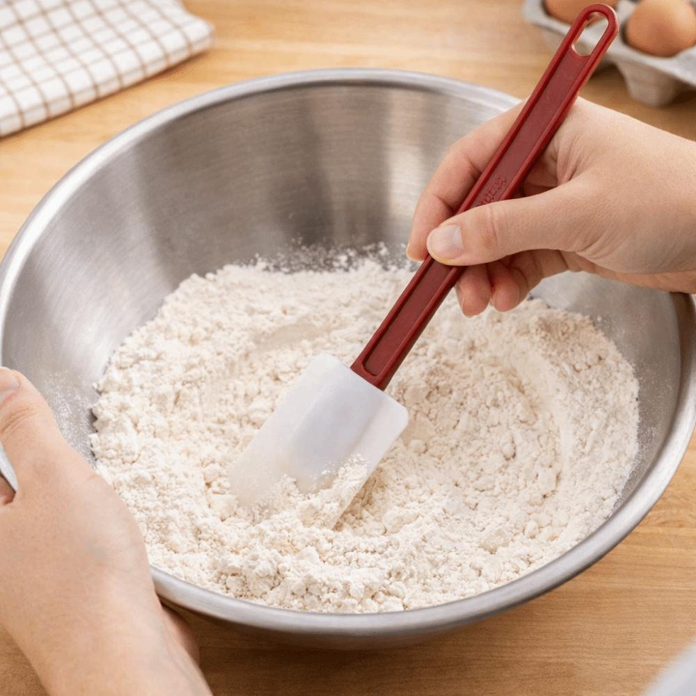 2PCS Heat Resistant Baking Scraper Set Food Grade Cake Cream Scraper  Dishwasher Safe