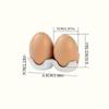 Egg Shaped Ceramic Flavoring Utensils Creative Ceramic Kitchen Household Eggs Grid Practical Kitchen Tools Seasoning Jar Bottles