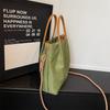 Vintage Plaid Tote Bag Women's Handbag Commuter Large Capacity Shoulder Bag