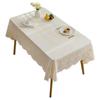 90x140cm Waterproof Heat-Resistant Lace Plastic Tablecloth - Wash-Free European Style for Dining or Coffee Tables