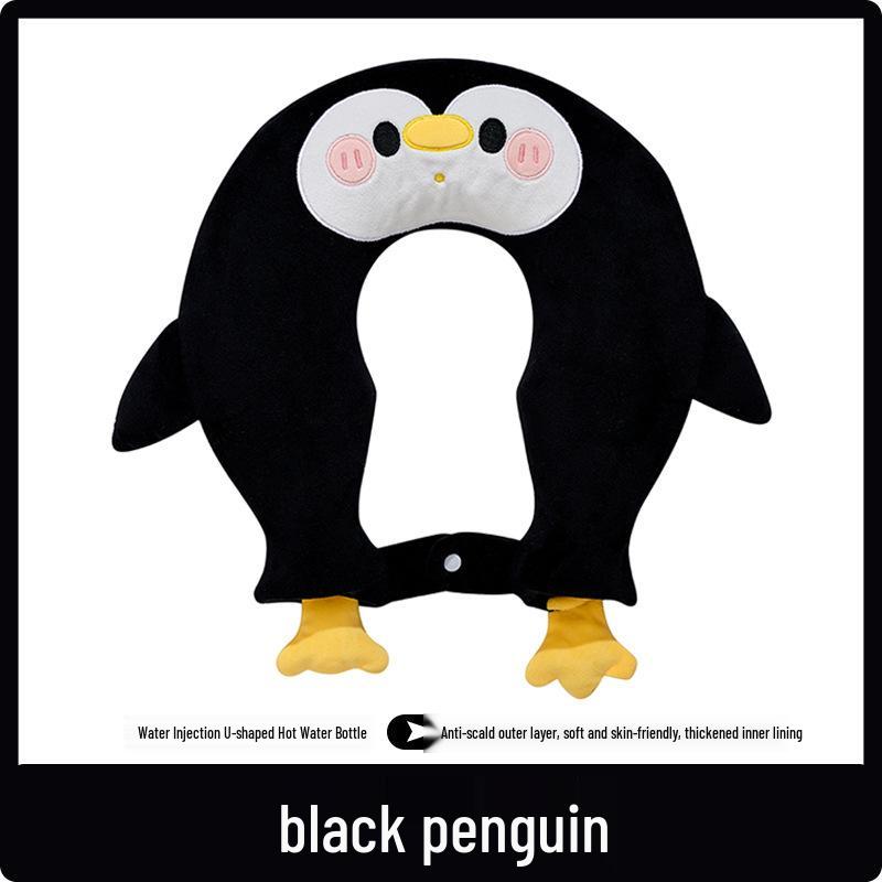 Zhuo Chen U-shaped Shoulder & Neck Hot Water Bag - Thickened, Explosion-proof, Warm Compress for Cervical Physiotherapy