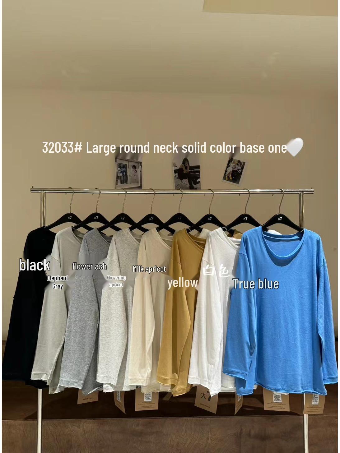 

Женская весенняя свободная футболка большого размера с открытыми плечами и U-образным вырезом, с длинным рукавом Floral Grey