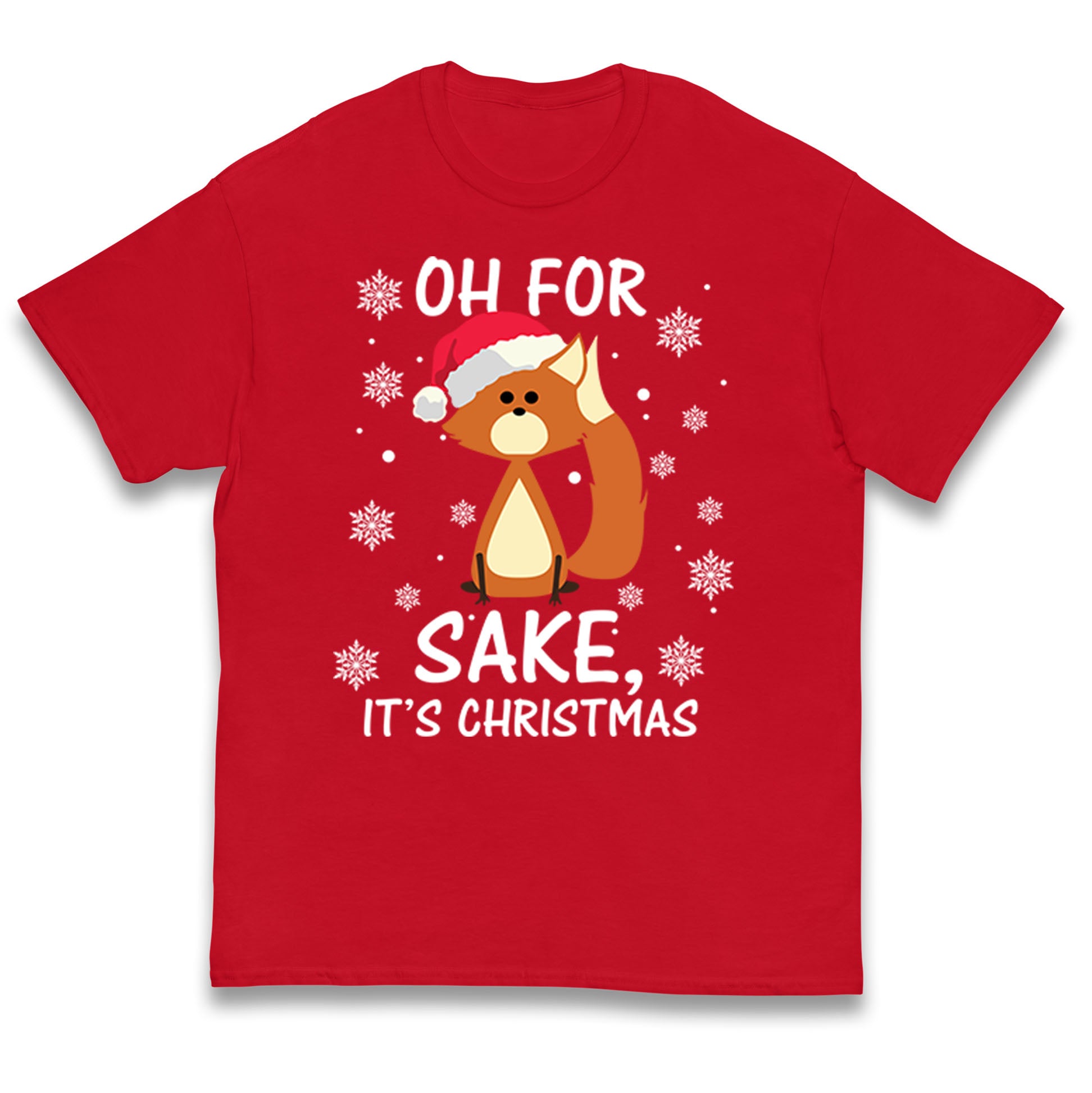 Oh For Fox Sake Its Christmas Kids T Shirt 130