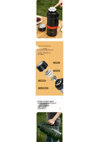 316 Stainless Steel Insulated Thermos Flask - Portable Travel Water Bottle for Students and Household Use