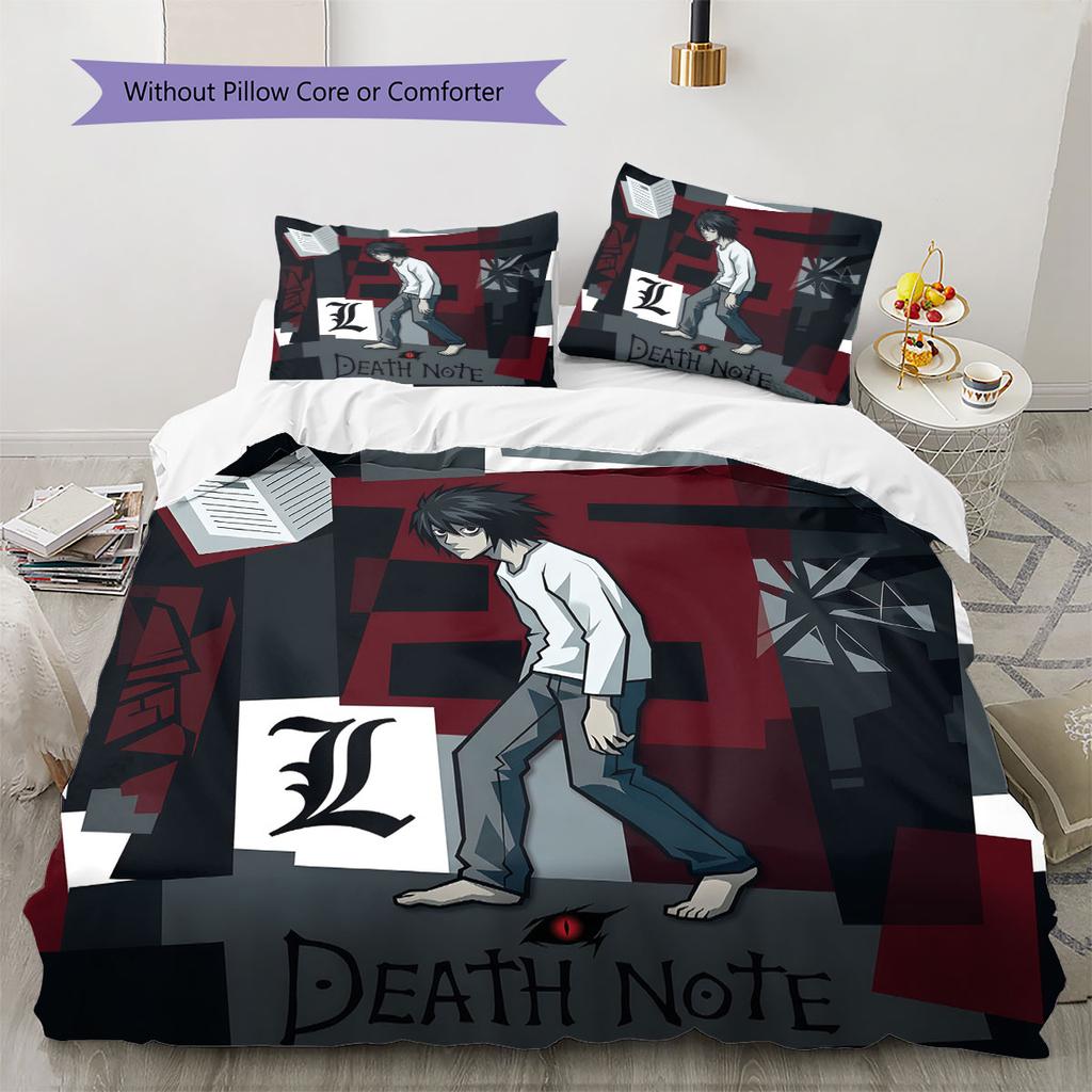 Death Note Soft Duvet Cover Children's Bedding Set,Extra Large Size Ideal Gift Various Sizes Available -HE183