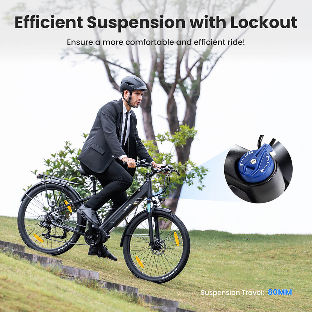 Touroll Urbano 3 EU Plug Grey, 27.5 Inches, 36V 13AH Battery Capacity, 250W Mid-motor E-bike