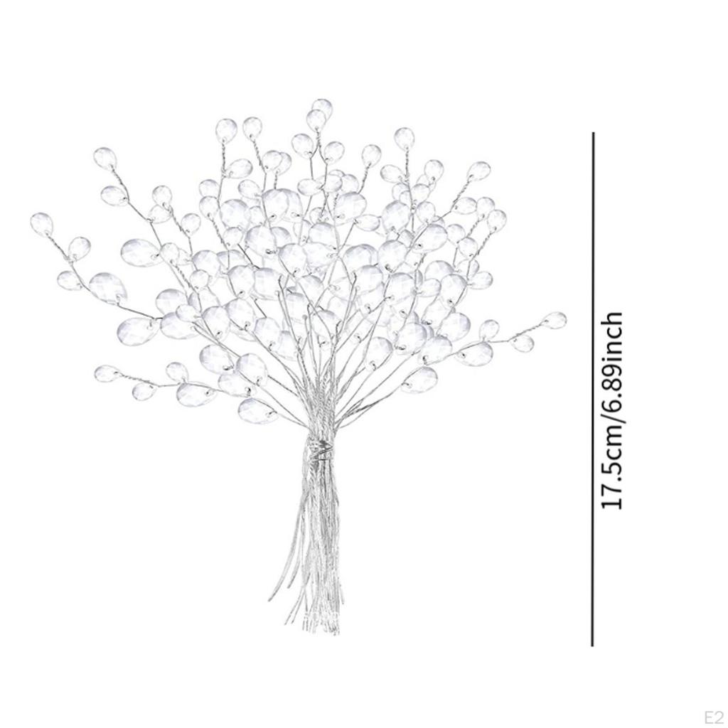 30 Stück Acrylperlen Blumenzweige Simulation Drop Picks Blumendekoration